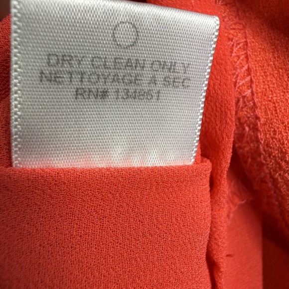 Charles Henry Off Shoulder Dress Womens S Orange Mini City Party Modern USA Made - Picture 9 of 11